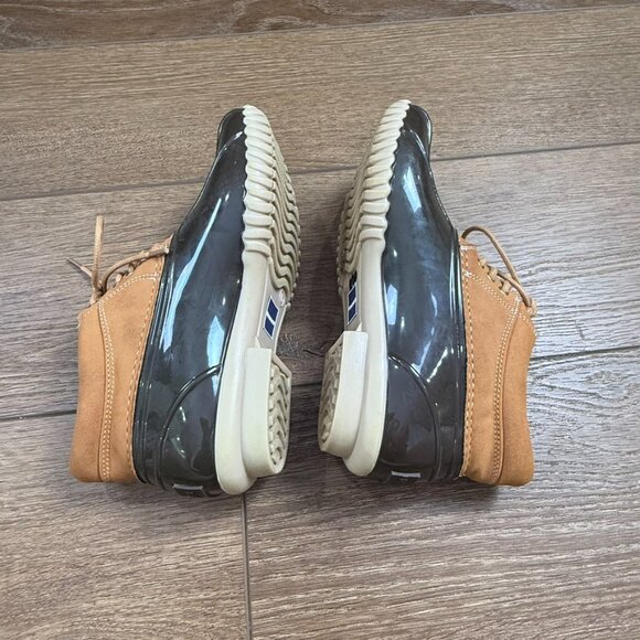 Tommy Hilfiger Women's Ankle Duck Boots, Lace-Up, Rubber, Leather Sz 6 - Picture 7 of 9